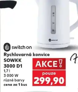 Kaufland Svecon rychlovarná konvice SOWKK 3000 D1 nabídka