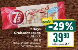 Billa 7 Days croissant kakao nabídka