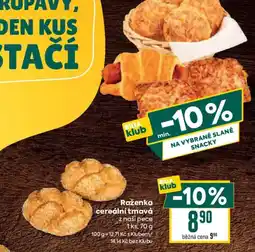 Billa Billa klub Raženka cereální tmavá nabídka