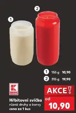 Kaufland K Classic Hřbitovní svíčka nabídka