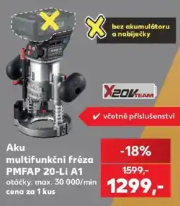 Kaufland X20V Team aku multifunkční fréza PMMFAP 20-Li A1 nabídka