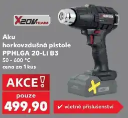 Kaufland Parkside aku horkovzdušná pistole pphlga 20-li b3 nabídka