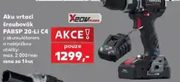 Kaufland Parkside aku vrtací šroubovák PABSP 20-Li C4 nabídka