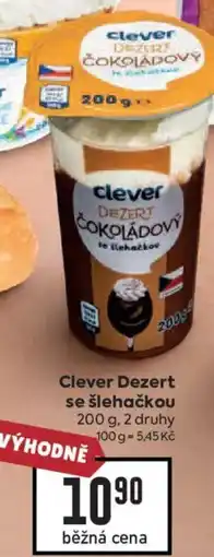 Billa Clever Dezert se šlehačkou nabídka