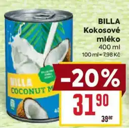 Billa Billa kokosové mléko nabídka