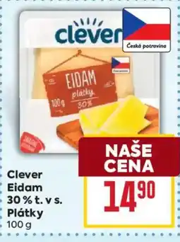 Billa Clever Eidam plátky nabídka