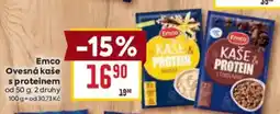 Billa Emco ovesná kaše s proteinem nabídka