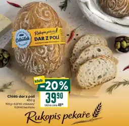 Billa Rukopis pekaře Chléb dar z polí nabídka