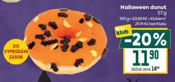 Billa Billa klub halloween donut nabídka