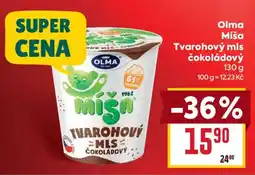 Billa Olma míša tvarohový mls čokoládový nabídka