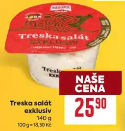 Billa Sadoha treska salát exklusiv nabídka