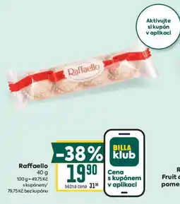 Billa Raffaello nabídka