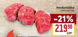 Billa Hovězí kližka nabídka