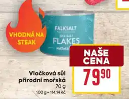 Billa Falksalt vločková sůl přírodní mořská nabídka