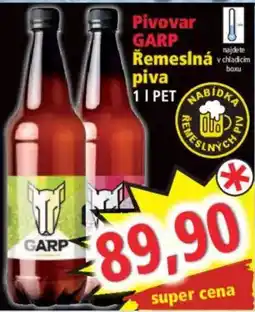 Norma Garp remeslná piva nabídka