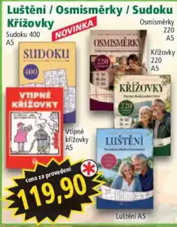 Norma Luštění Osmisměrky Sudoku Křížovky nabídka