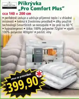 Norma John Cotton Přikrývka Pro Comfort Plus nabídka
