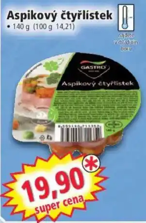 Norma Gastro aspikový čtyřlistek nabídka