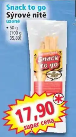 Norma Snack to go sýrové nité nabídka