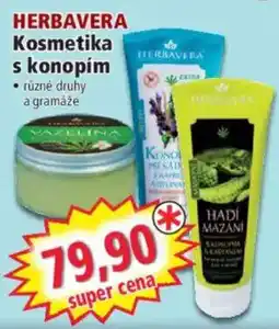 Norma Herbavera kosmetika s konopím nabídka