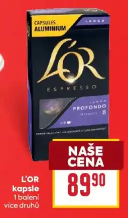 Billa L'OR kapsle nabídka