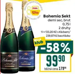 Billa Bohemia Sekt nabídka