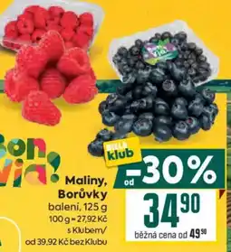 Billa Billa klub Maliny, Borůvky nabídka