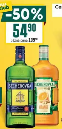 Billa Becherovka nabídka