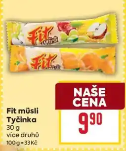 Billa Fit müsli Tyčinka nabídka