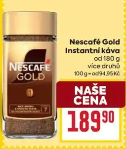 Billa Nescafe Gold instantni kava nabídka
