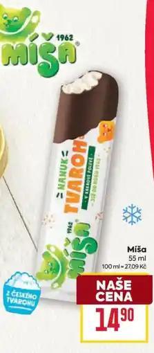 Billa Míša nanuk tvároh nabídka