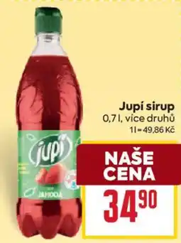 Billa Jupí sirup nabídka