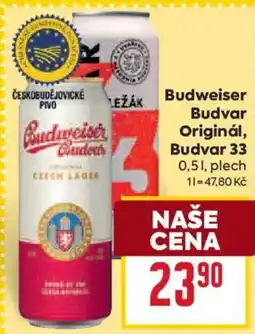 Billa Budweiser Budvar Original nabídka