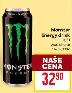 Billa Monster Energy drink nabídka