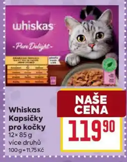 Billa Whiskas kapsičky pro kočky nabídka