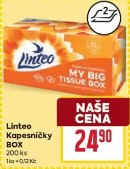 Billa Linteo kapesníčky box nabídka
