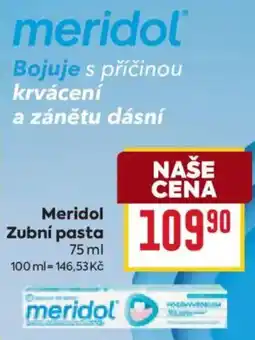 Billa Meridol Zubní pasta nabídka