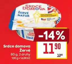 Billa Srdce domova Žervé nabídka