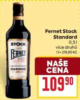 Billa Fernet Stock Standard nabídka