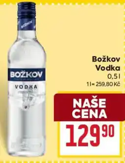 Billa Božkov Vodka nabídka