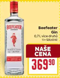 Billa Beefeater Gin nabídka