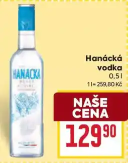 Billa Hanácká vodka nabídka