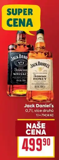 Billa Jack Daniel's nabídka