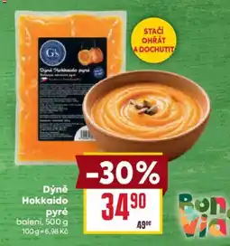 Billa Gs dýně hokkaido pyré nabídka