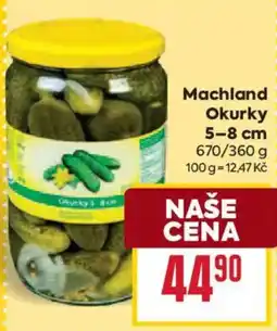 Billa Machland Okurky nabídka