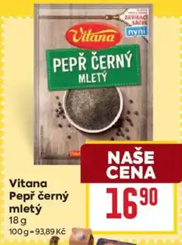 Billa Vitana pepř černý mletý nabídka