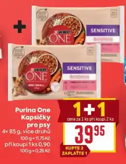 Billa Purina One kapsičky pro psy nabídka