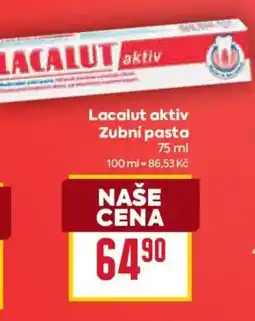 Billa Lacalut aktiv zubní pasta nabídka