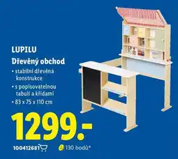 Lidl LUPILU Dřevěný obchod nabídka