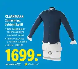 Lidl CLEANMAXX Zařízení na žehlení košil nabídka